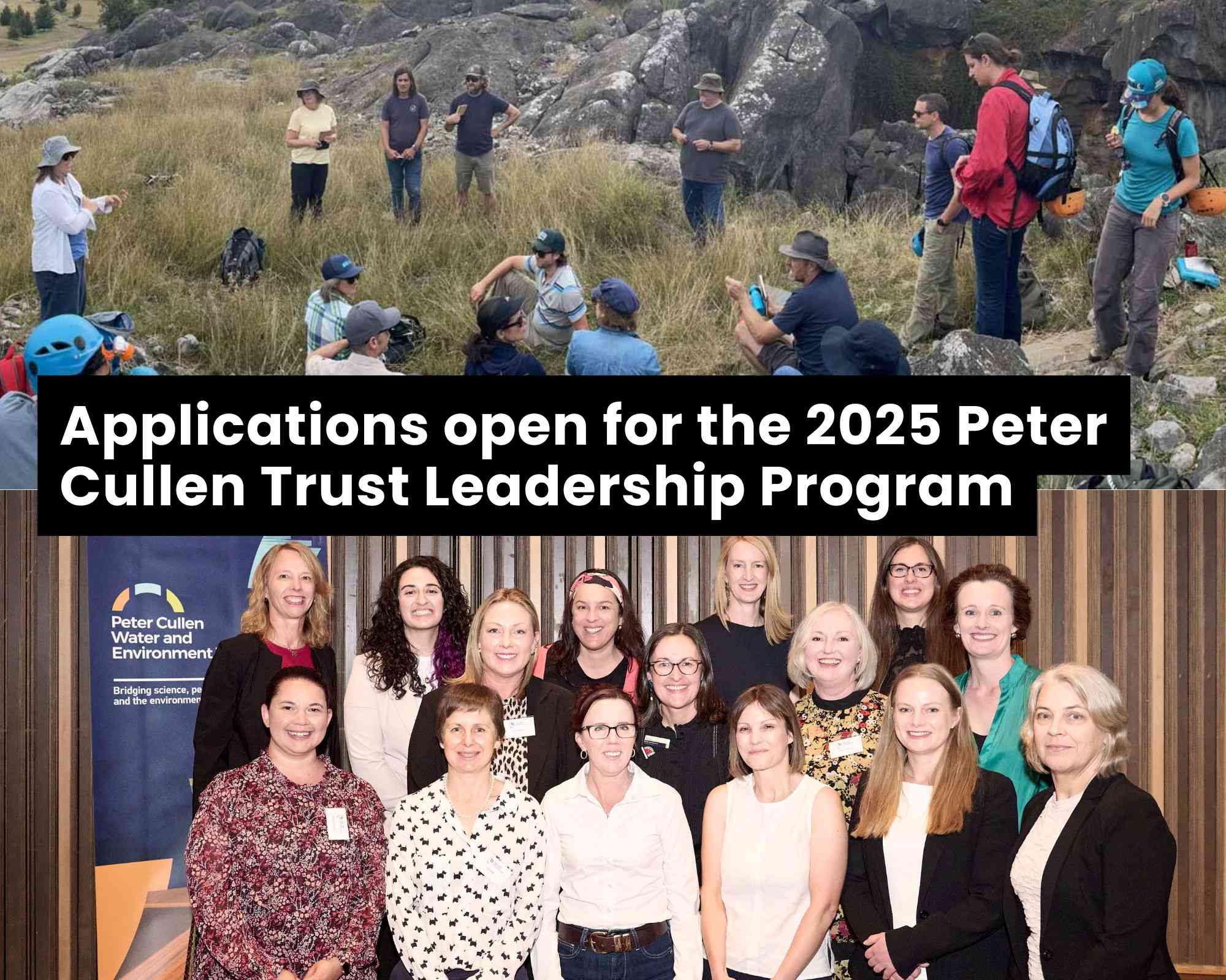 Shape future of water & environment leadership: Apply for Peter Cullen Trust Program