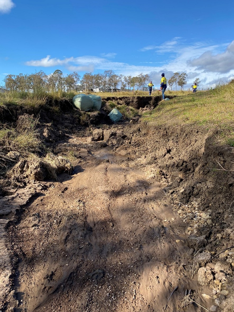 Healthy Catchments checking erosion on one property