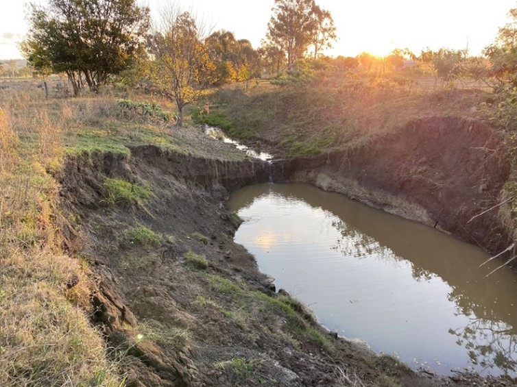 Warrill landholder Project 2 erosion