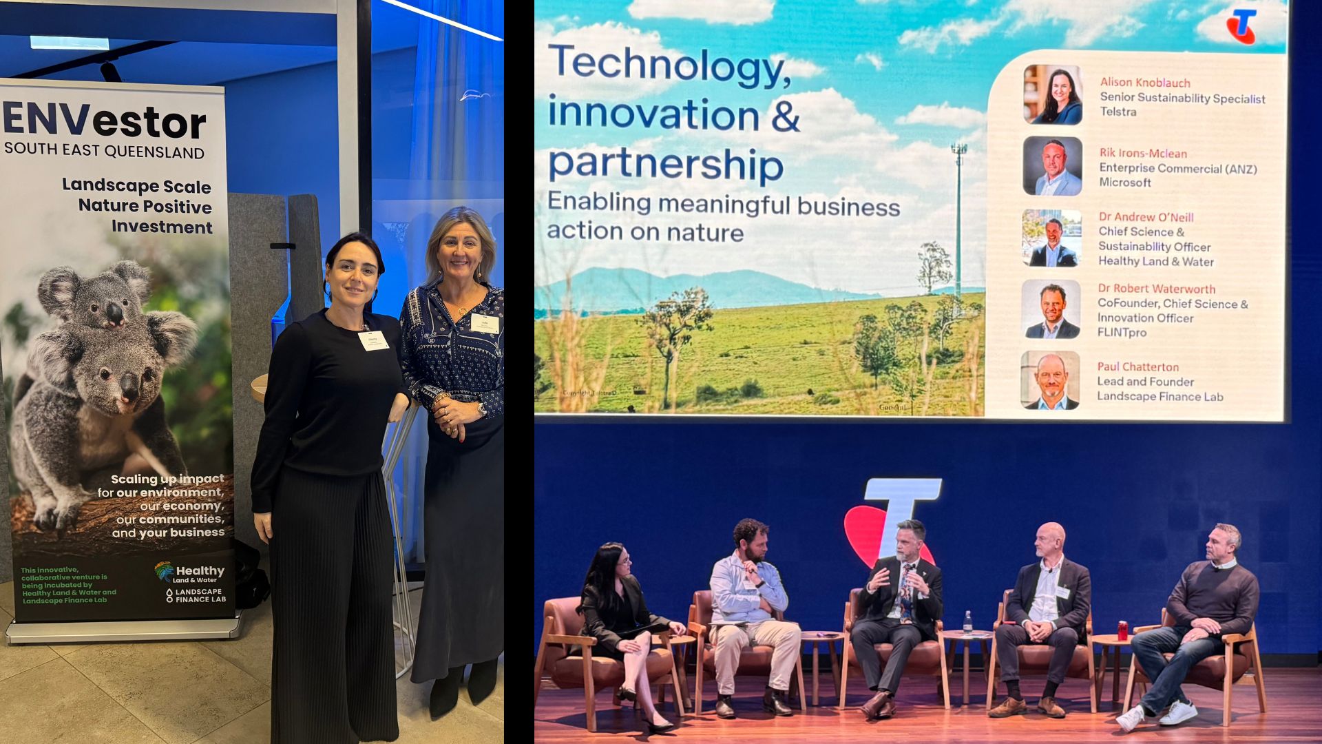 Healthy Land & Water and ENVestor features at Telstra Business for Nature Action Symposium