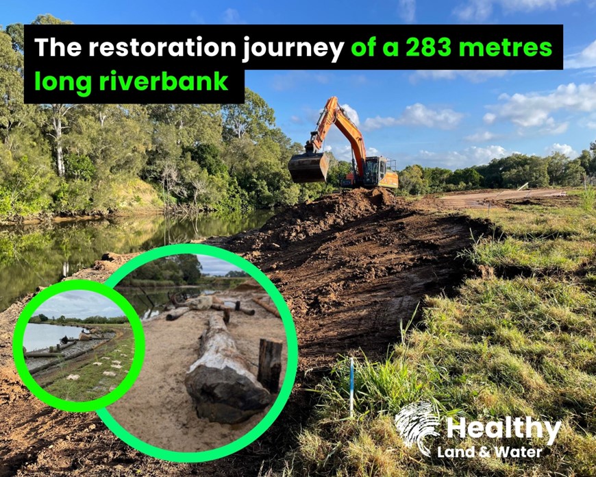 Did you say 283 metres? The Lower Caboolture Project sprinted out of the starting blocks, and has now reached its largest site